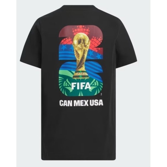 adidas Other - FIFA WORLD CUP 26™ MATCH BALL GRAPHIC MENS T-SHIRT NWT SIZE L